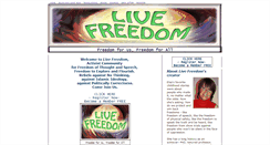 Desktop Screenshot of livefreedom.net