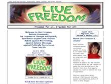 Tablet Screenshot of livefreedom.net
